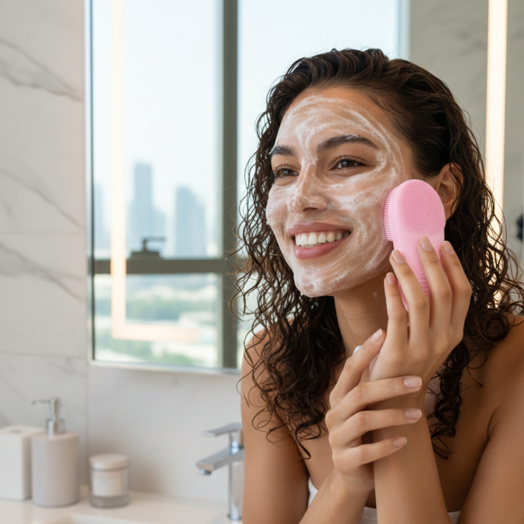 Ultrasonic Facial Cleansing Brush