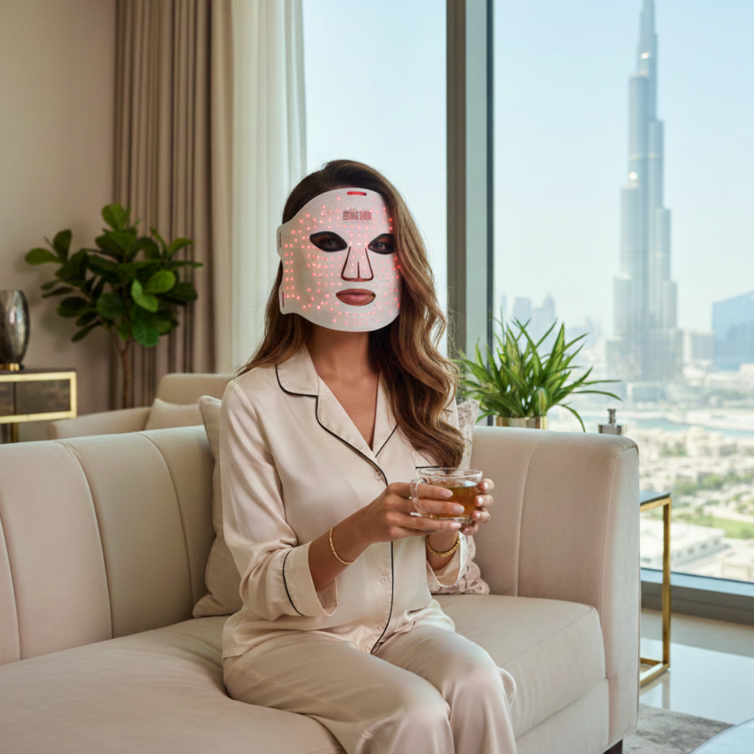 LED Light Therapy Face Mask | Red, Blue & Near-Infrared