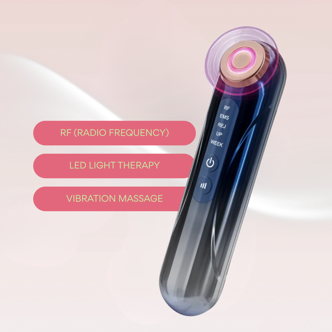 Pro RF, LED & Vibration Facial Device